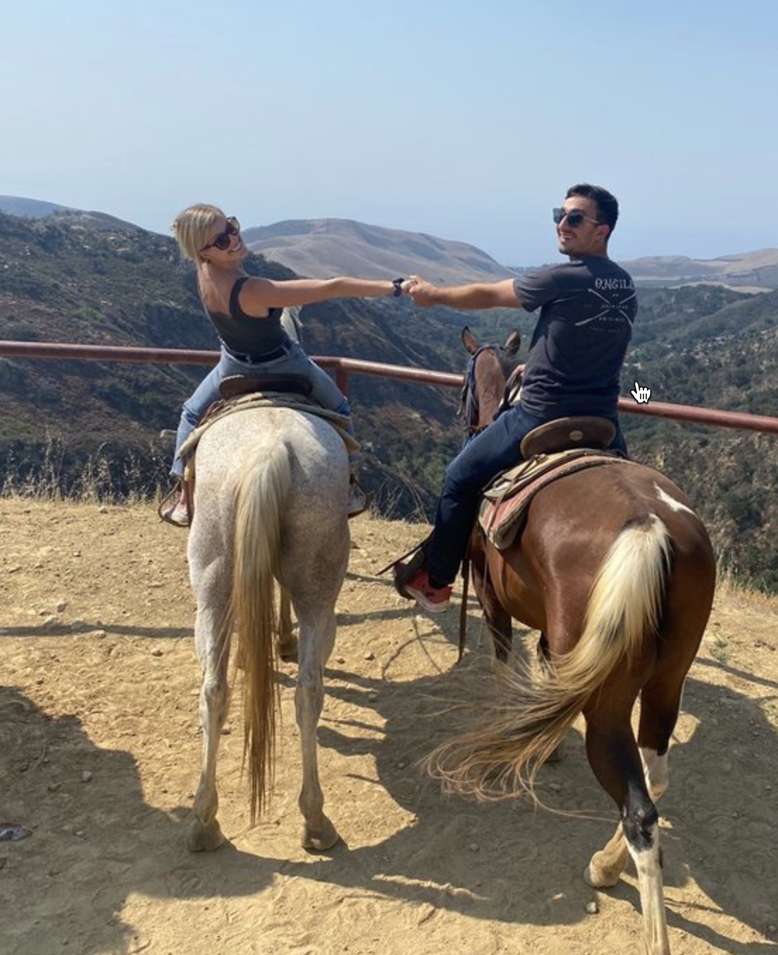 Horseback riding and wine tasting