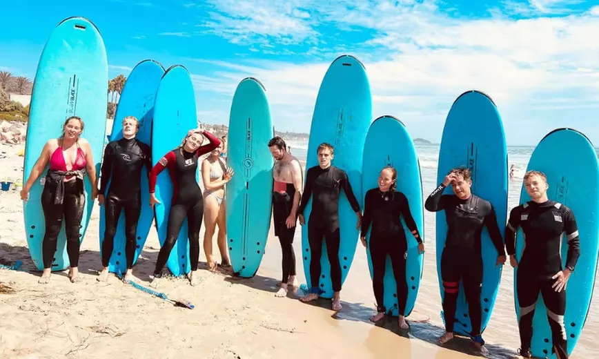 group surf lessons